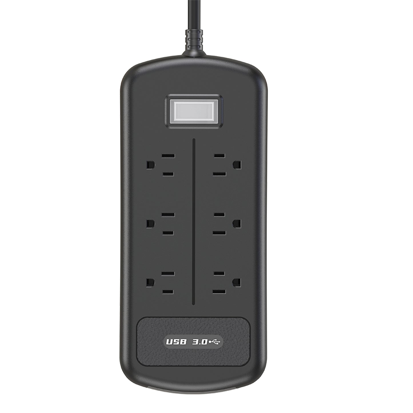 B3-1-KPQ Surge Protector Power Strip, 6Ft Extension Cord with 6 Outlets, 3 USB A IPX6 Heavy Duty Extension Cord for Indoor Outdoor, 1625W/13A, UL FCC IPX6 Listed (6AC Outlets + 3 USB A)